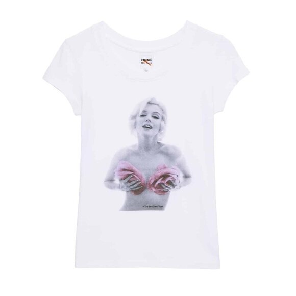 L’AGENCE Tops - NWOT L'Agence Bert Stern Marilyn Monroe Last Sitting Cory Scoop Neck SS Tee XS